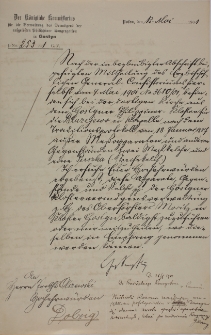 List do ks. Olszewskiego 13.05.1901