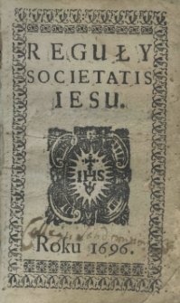 Reguły Societatis Jesu