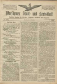 Wreschener Stadt und Kreisblatt: amtlicher Anzeiger f&uuml;r Wreschen, Miloslaw, Strzalkowo und Umgegend 1906.11.15 Nr134