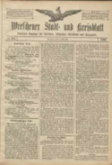Wreschener Stadt und Kreisblatt: amtlicher Anzeiger für Wreschen, Miloslaw, Strzalkowo und Umgegend 1906.11.15 Nr134