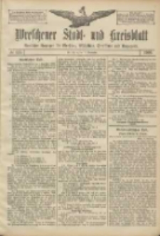 Wreschener Stadt und Kreisblatt: amtlicher Anzeiger f&uuml;r Wreschen, Miloslaw, Strzalkowo und Umgegend 1906.11.17 Nr135