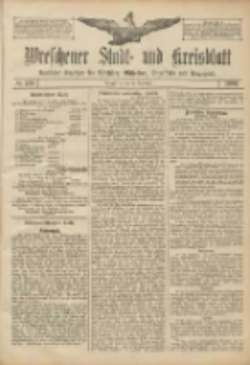 Wreschener Stadt und Kreisblatt: amtlicher Anzeiger f&uuml;r Wreschen, Miloslaw, Strzalkowo und Umgegend 1906.11.24 Nr138