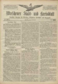 Wreschener Stadt und Kreisblatt: amtlicher Anzeiger f&uuml;r Wreschen, Miloslaw, Strzalkowo und Umgegend 1906.11.27 Nr139