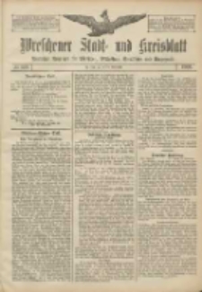 Wreschener Stadt und Kreisblatt: amtlicher Anzeiger f&uuml;r Wreschen, Miloslaw, Strzalkowo und Umgegend 1906.11.29 Nr140