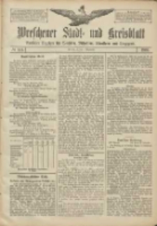 Wreschener Stadt und Kreisblatt: amtlicher Anzeiger f&uuml;r Wreschen, Miloslaw, Strzalkowo und Umgegend 1906.12.01 Nr141