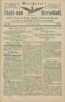 Wreschener Stadt und Kreisblatt: amtlicher Anzeiger für Wreschen, Miloslaw, Strzalkowo und Umgegend 1904.07.30 Nr88