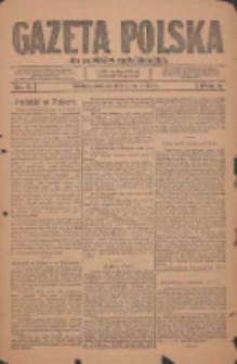 Gazeta Polska dla Powiat&oacute;w Nadwiślańskich 1920.03.11 R.1 Nr6