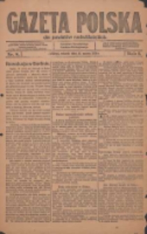 Gazeta Polska dla Powiat&oacute;w Nadwiślańskich 1920.03.16 R.1 Nr8