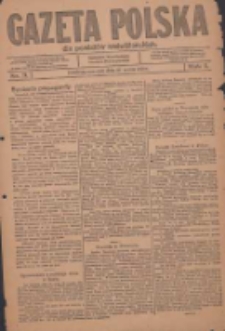 Gazeta Polska dla Powiat&oacute;w Nadwiślańskich 1920.03.18 R.1 Nr9