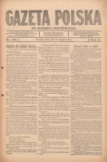 Gazeta Polska dla Powiat&oacute;w Nadwiślańskich 1920.08.13 R.1 Nr112