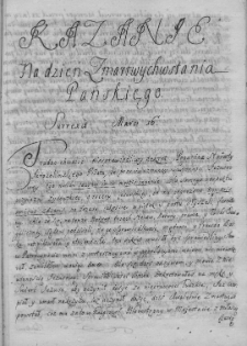 Kazanie na dzień Zmartwychwstania Pańskiego