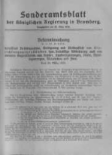 Amtsblatt der K&ouml;niglichen Preussischen Regierung zu Bromberg. 1918.03.30 No.13