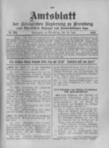 Amtsblatt der K&ouml;niglichen Preussischen Regierung zu Bromberg. 1918.06.29 No.26
