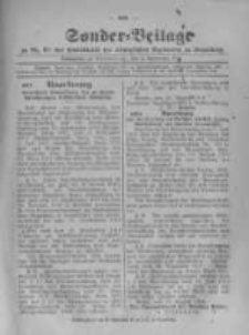 Amtsblatt der K&ouml;niglichen Preussischen Regierung zu Bromberg. 1918.09.07 No.36