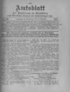 Amtsblatt der K&ouml;niglichen Preussischen Regierung zu Bromberg. 1918.11.23 No.47