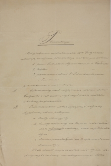 Plenipotencja właścicieli dóbr gostyńskich