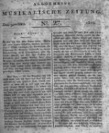 Allgemeine Musikalische Zeitung. 1808 Jahrg.10 no.27