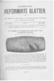 Evangelisch Reformirte Bl&auml;tter. 1895 Jg.5 nr3