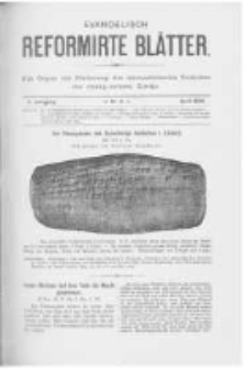 Evangelisch Reformirte Bl&auml;tter. 1895 Jg.5 nr4