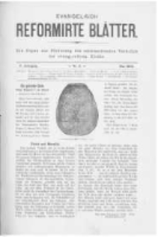 Evangelisch Reformirte Bl&auml;tter. 1895 Jg.5 nr5
