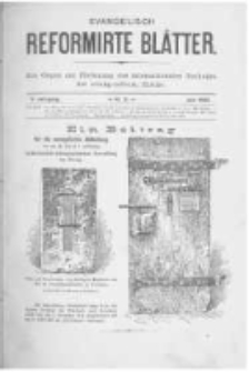 Evangelisch Reformirte Bl&auml;tter. 1895 Jg.5 nr6