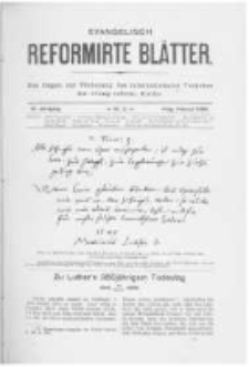 Evangelisch Reformirte Bl&auml;tter. 1896 Jg.6 nr2