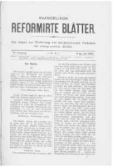Evangelisch Reformirte Blätter. 1896 Jg.6 nr6