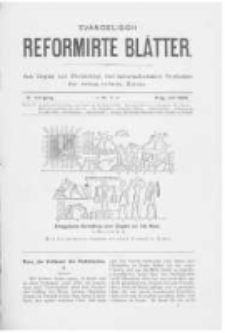 Evangelisch Reformirte Bl&auml;tter. 1896 Jg.6 nr7
