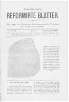 Evangelisch Reformirte Blätter. 1896 Jg.6 nr8