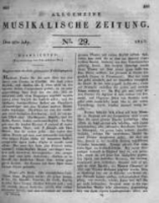 Allgemeine Musikalische Zeitung. 1817 no.29
