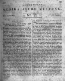 Allgemeine Musikalische Zeitung. 1823 no.21