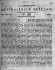 Allgemeine Musikalische Zeitung. 1823 no.26