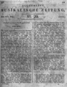 Allgemeine Musikalische Zeitung. 1823 no.29