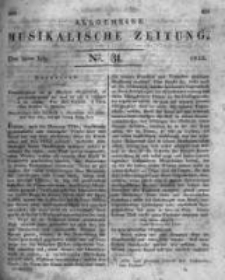 Allgemeine Musikalische Zeitung. 1823 no.31