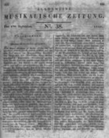 Allgemeine Musikalische Zeitung. 1823 no.38