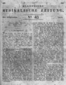 Allgemeine Musikalische Zeitung. 1823 no.43