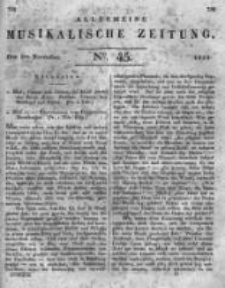 Allgemeine Musikalische Zeitung. 1823 no.45