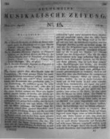 Allgemeine Musikalische Zeitung. 1828 no.15