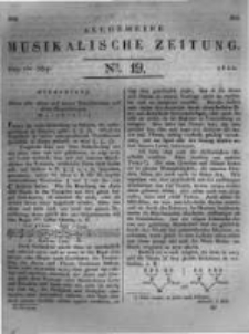 Allgemeine Musikalische Zeitung. 1828 no.19