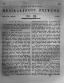 Allgemeine Musikalische Zeitung. 1828 no.33