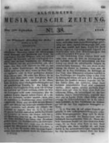 Allgemeine Musikalische Zeitung. 1828 no.38