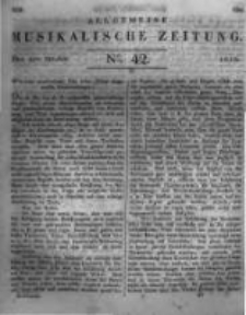 Allgemeine Musikalische Zeitung. 1828 no.42