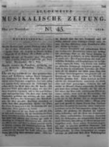 Allgemeine Musikalische Zeitung. 1828 no.45