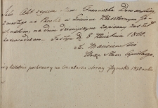 Akt zgonu Franciszka Domońskiego 08.04.1810