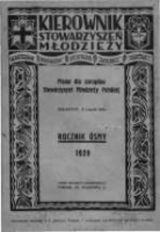 Kierownik Stowarzyszeń Młodzieży. 1929 R.8 nr1