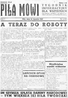 Piła M&oacute;wi 1947.01.26 Nr4(22)