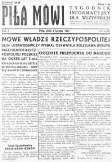 Piła M&oacute;wi 1947.02.09 Nr6(24)