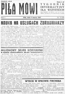 Piła M&oacute;wi 1947.03.09 Nr10(28)