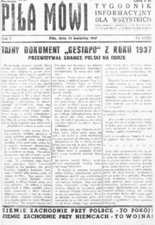Piła Mówi 1947.04.13 Nr15(33)