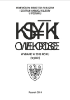 Książki o Wielkopolsce wydane w 2013 roku (wybór)